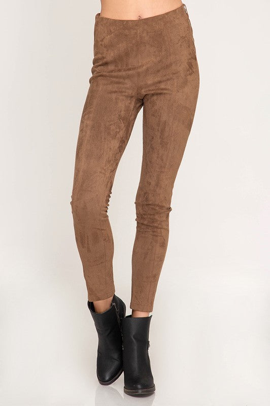 Suede Legging in Chestnut – Legacy Clothing Boutique