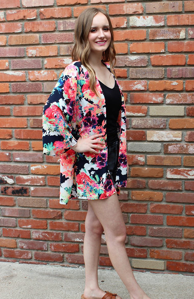 Floral Kimono