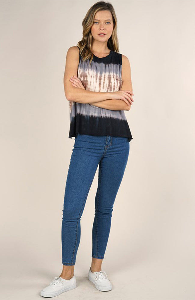 Tie Dye Muscle Tank Top By Love Stitch