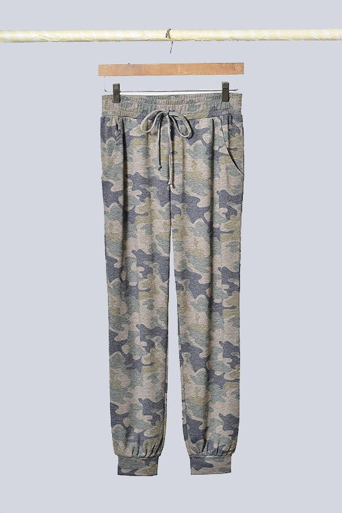 Camouflage Knit Joggers
