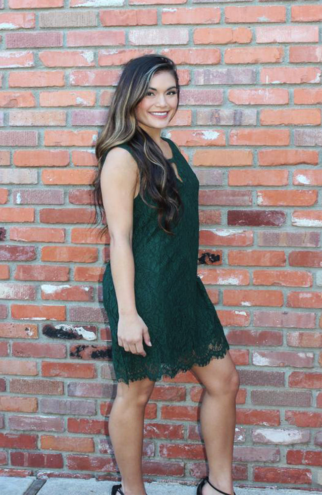 Lovely in Lace Green Shift Dress Legacy Clothing Boutique Lovely in Lace Green Shift Dress Legacy Clothing Boutique