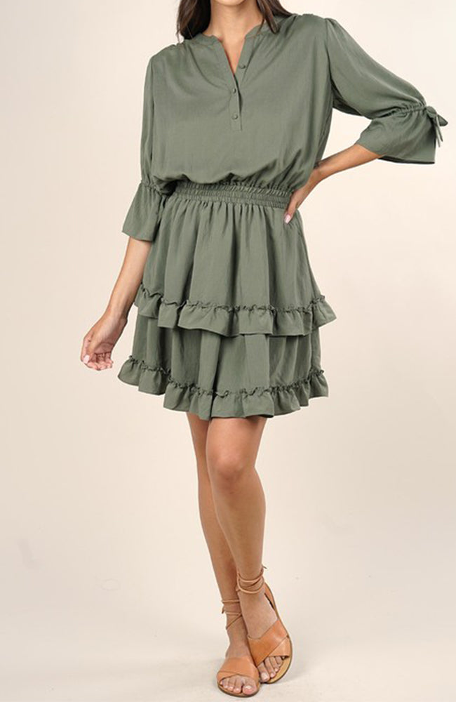 falling for you mini dress Yellow Ruffle Off-Shoulder Mini Dress for Summer